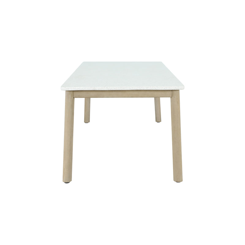 Cargue la imagen en el visor de la galería, Mesa de comedor Zulu 2.1M, de terrazo - HUC38523-2