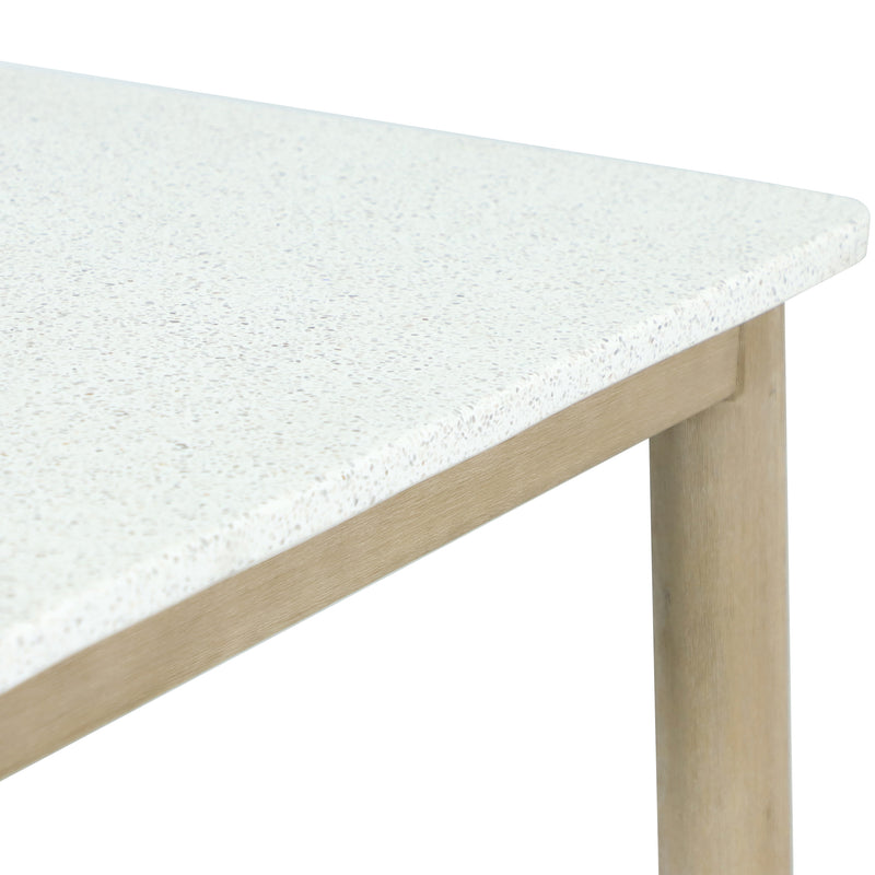 Cargue la imagen en el visor de la galería, Mesa de comedor Zulu 2.1M, de terrazo - HUC38523-2