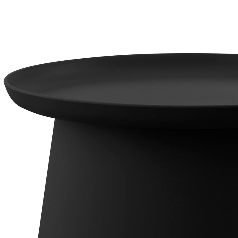 Cargue la imagen en el visor de la galería, Mesa de centro de exterior e interior anti UV Color Negro D.70cms 299 - BD84BL