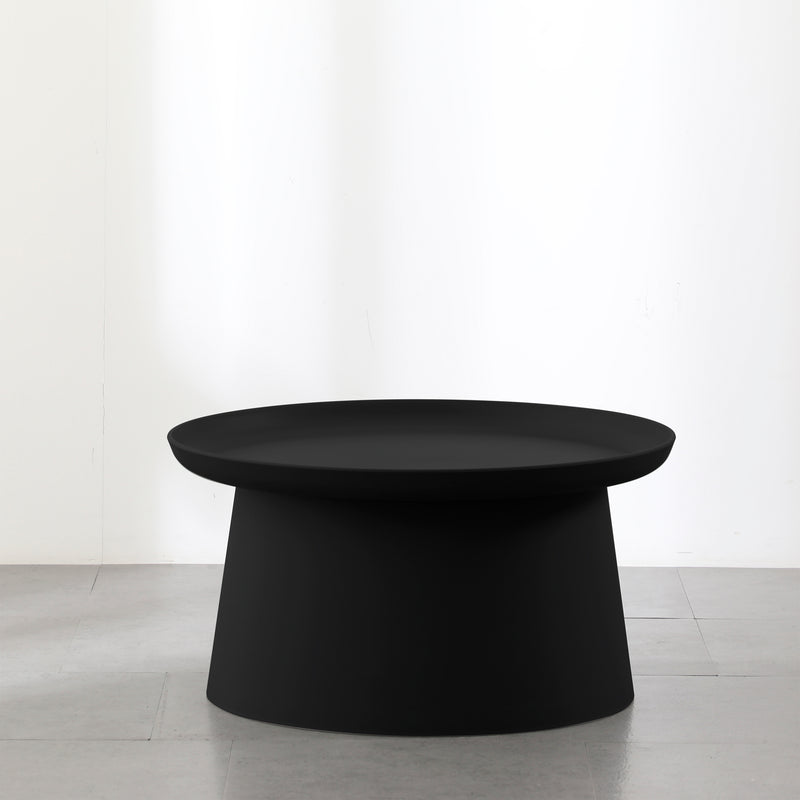 Cargue la imagen en el visor de la galería, Mesa de centro de exterior e interior anti UV Color Negro D.70cms 299 - BD84BL