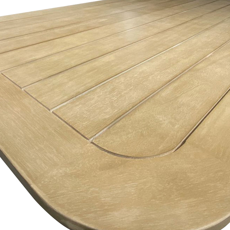 Cargue la imagen en el visor de la galería, Mes de centro Bungalow de madera color natural 1.4 M - HUC37889