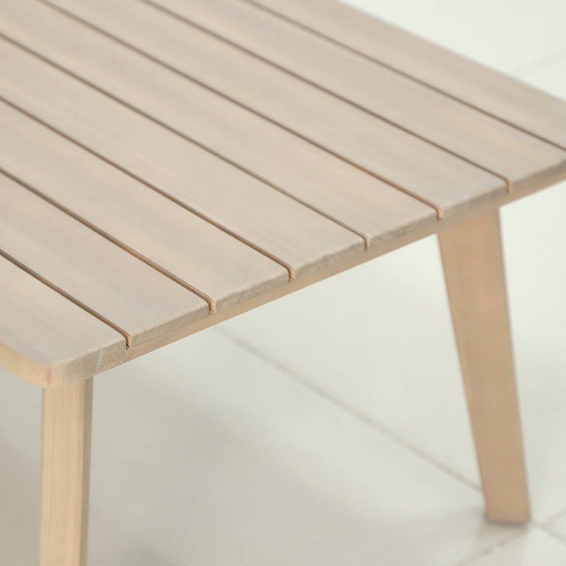 Cargue la imagen en el visor de la galería, Mesa de centro Nara Rectangular 90 de madera color Natural - HUC38393