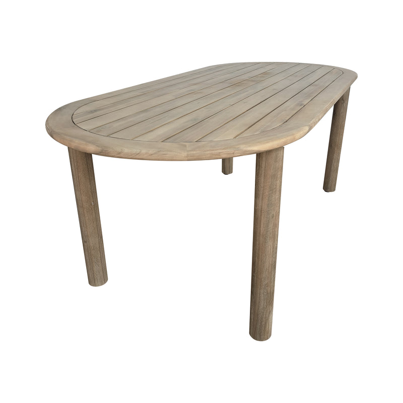 Cargue la imagen en el visor de la galería, Comedor Pill 1.99 M+ 6 sillas Pill color Natural - HUC29068-COM