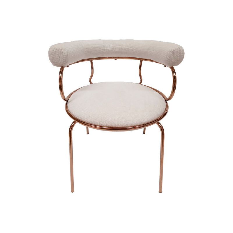 Cargue la imagen en el visor de la galería, Silla de Interior de Metal MIMI Color Blanco- 23062140