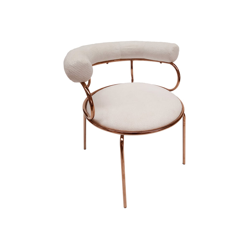 Cargue la imagen en el visor de la galería, Silla de Interior de Metal MIMI Color Blanco- 23062140