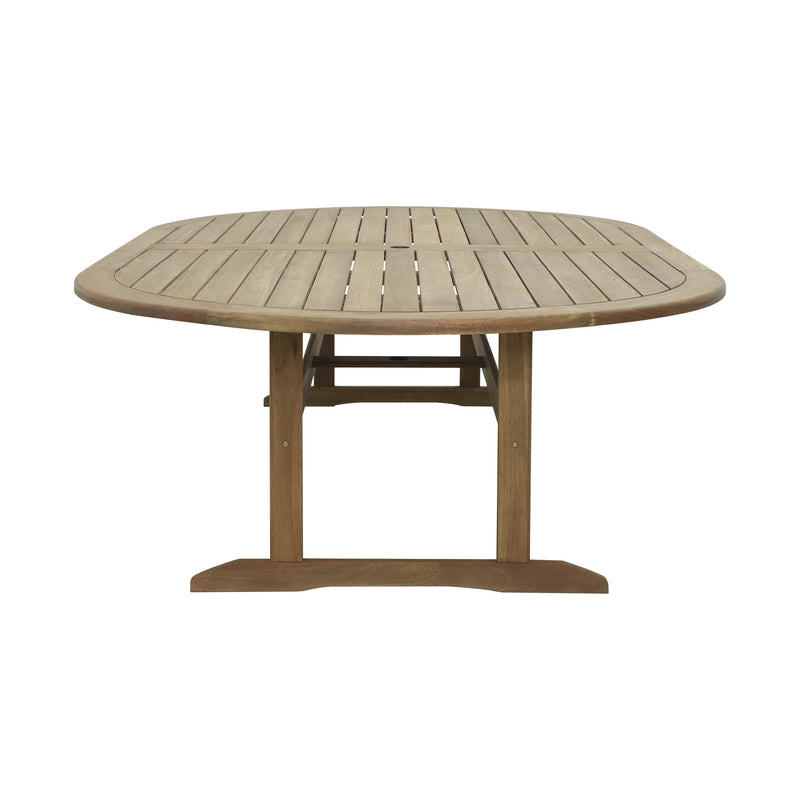 Cargue la imagen en el visor de la galería, Mesa de comedor Montreal ovalada 2.7 M color Café - HUC11