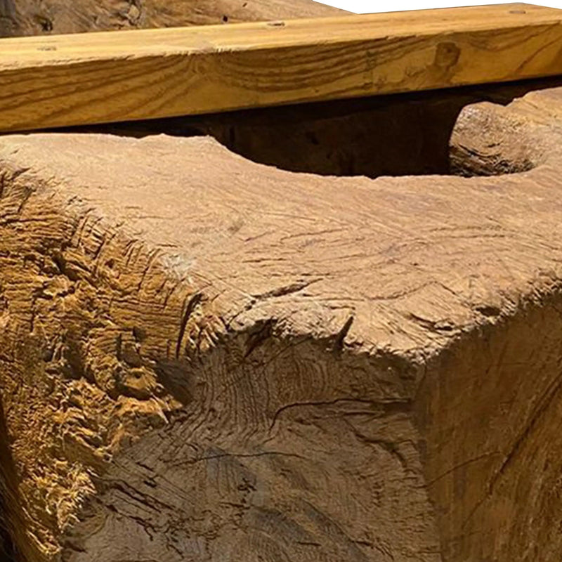 Cargue la imagen en el visor de la galería, Maceta Decorativa para exterior y interior Color natural POT -131353