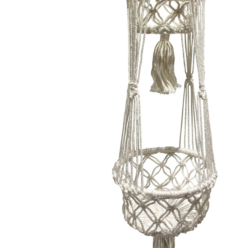 Cargue la imagen en el visor de la galería, Macetero para exterior y interior Colgante Estilo Bohemio Color Natural KAT-MCT01