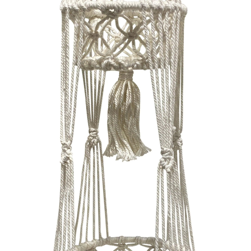 Cargue la imagen en el visor de la galería, Macetero para exterior y interior Colgante Estilo Bohemio Color Natural KAT-MCT01