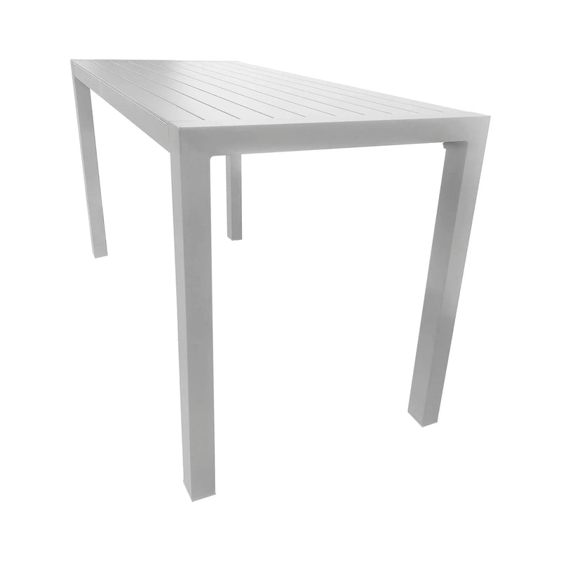 Cargue la imagen en el visor de la galería, Mesa Alta de Barra 1.4 M Aluminio Color Blanca BON-75580
