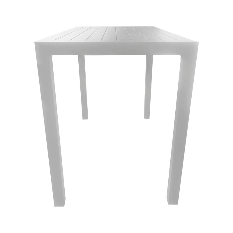 Cargue la imagen en el visor de la galería, Mesa Alta de Barra 1.4 M Aluminio Color Blanca BON-75580