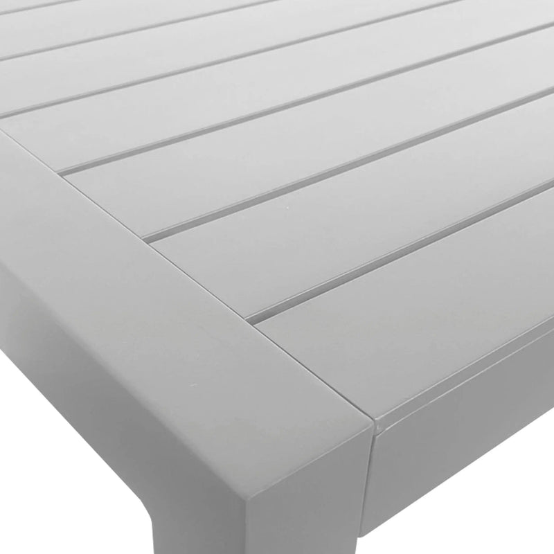 Cargue la imagen en el visor de la galería, Mesa Alta de Barra 1.4 M Aluminio Color Blanca BON-75580