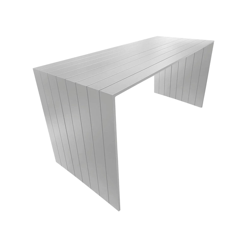 Cargue la imagen en el visor de la galería, Mesa Alta de Barra 2.01 M De Aluminio Color Blanco WATERFALL-74529