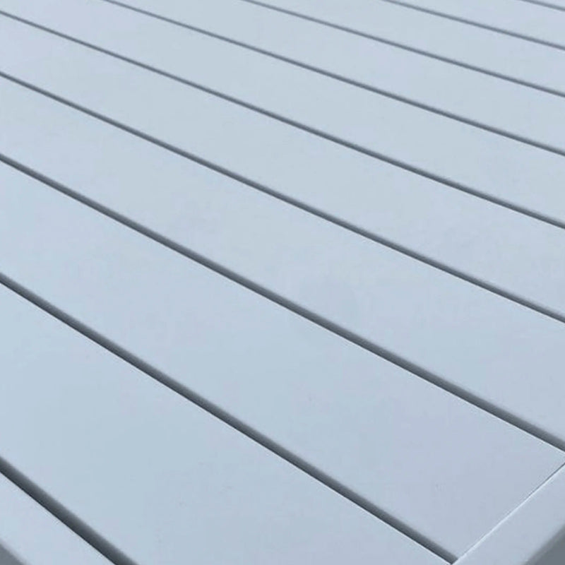 Cargue la imagen en el visor de la galería, Mesa Alta de Barra de Aluminio Color Blanca ANCONA-75703 CasaEaster