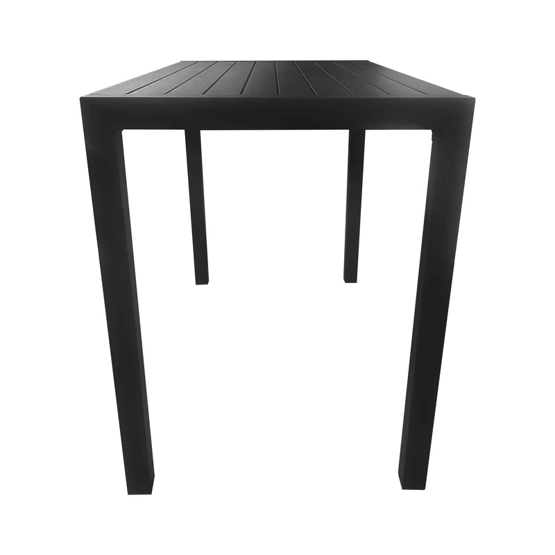 Cargue la imagen en el visor de la galería, Mesa Alta de Barra 1.4 M de Aluminio Color Carbon BON-75500