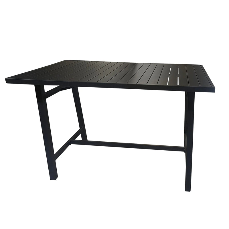 Cargue la imagen en el visor de la galería, Mesa Alta de Barra de Aluminio Color Carbon ANCONA-75753 CasaEaster