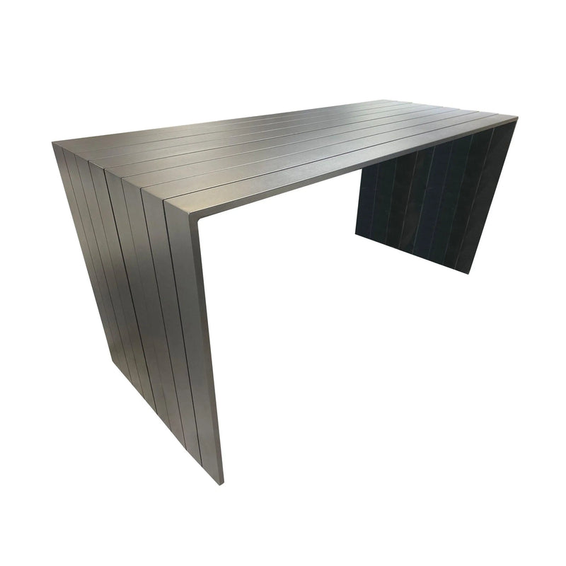 Cargue la imagen en el visor de la galería, Mesa Alta de Barra 2.01 M de Aluminio Color Carbon WATERFALL-74631