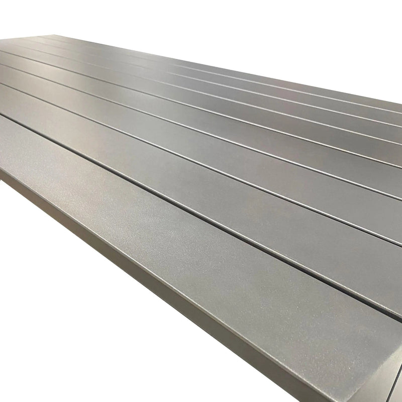 Cargue la imagen en el visor de la galería, Mesa Alta de Barra 2.01 M de Aluminio Color Carbon WATERFALL-74631