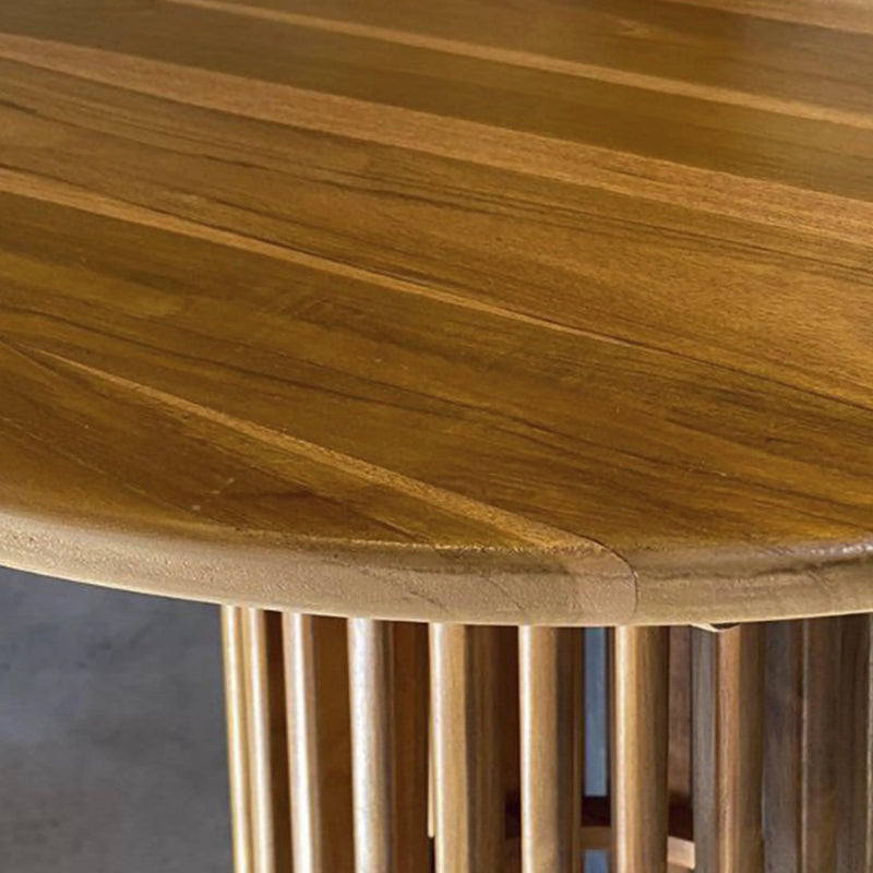 Cargue la imagen en el visor de la galería, Mesa Alta de Barra de Madera Para interior Color Natural KENTANA D.72cms -124796