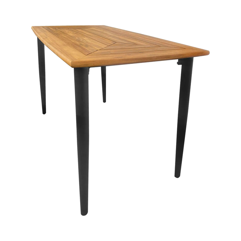 Cargue la imagen en el visor de la galería, Mesa Alta de Barra 1.49 M de Madera Teca DARIO -75791