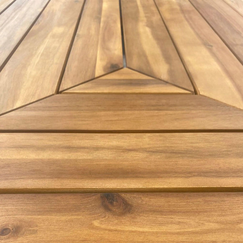 Cargue la imagen en el visor de la galería, Mesa Alta de Barra 1.49 M de Madera Teca DARIO -75791