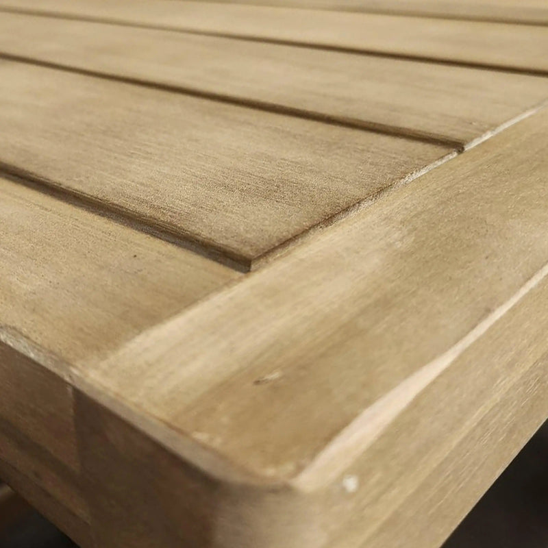 Cargue la imagen en el visor de la galería, Mesa Alta de Barra de Madera Teca RIMINI- HUC37633 CasaEaster