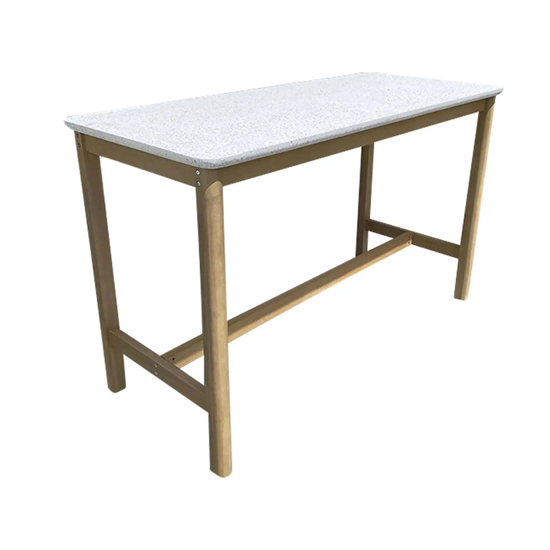 Cargue la imagen en el visor de la galería, Mesa Alta de Barra de Madera Teca TALARA-HUC38131 CasaEaster