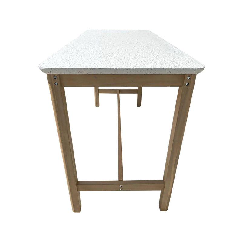 Cargue la imagen en el visor de la galería, Mesa Alta de Barra de Madera Teca TALARA-HUC38131 CasaEaster