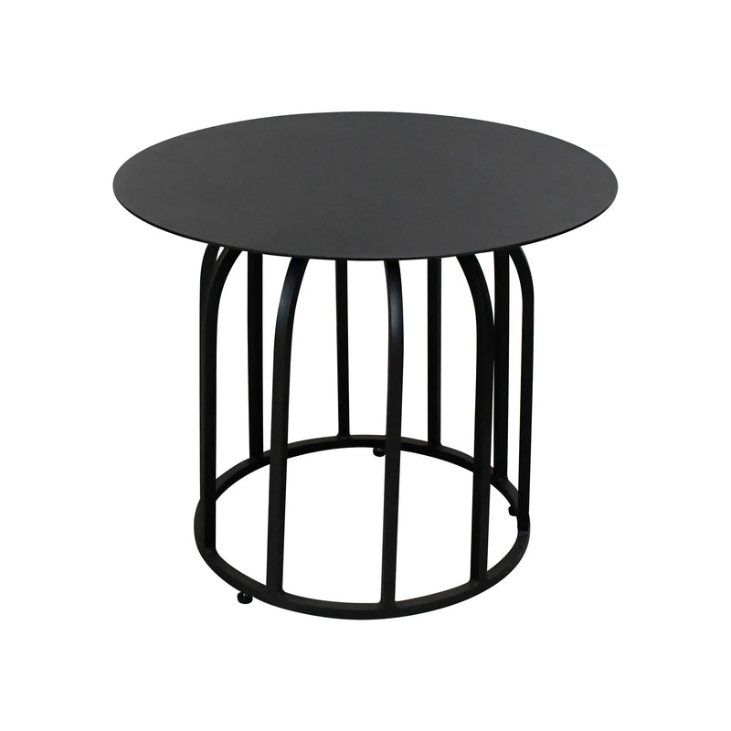 Cargue la imagen en el visor de la galería, Mesa Bistro Circular de Aluminio Color Carbon OCTOPUS -220801 CasaEaster