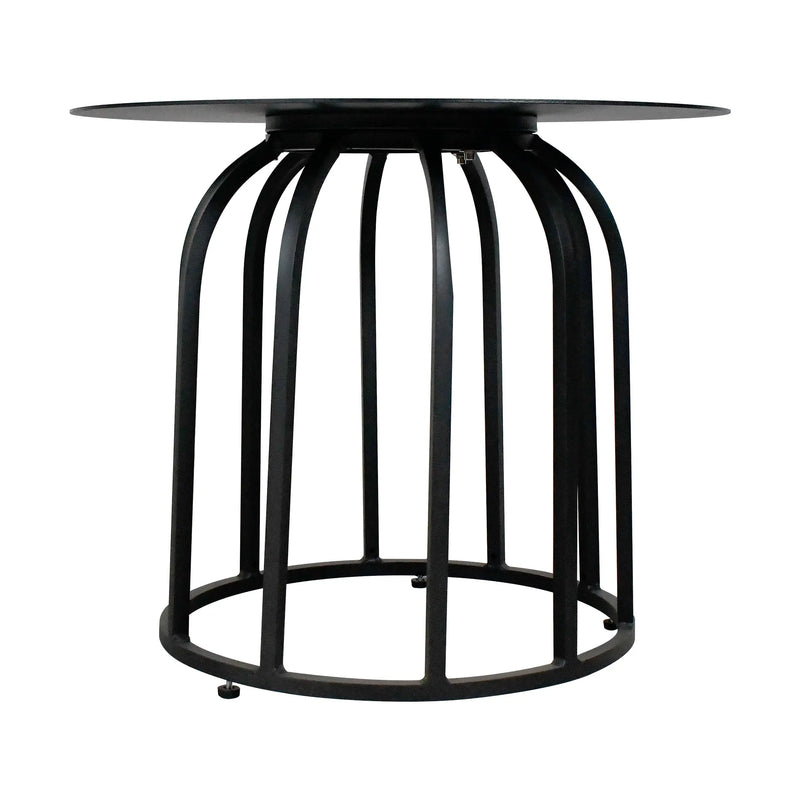 Cargue la imagen en el visor de la galería, Mesa Bistro Circular de Aluminio Color Carbon OCTOPUS -220801 CasaEaster