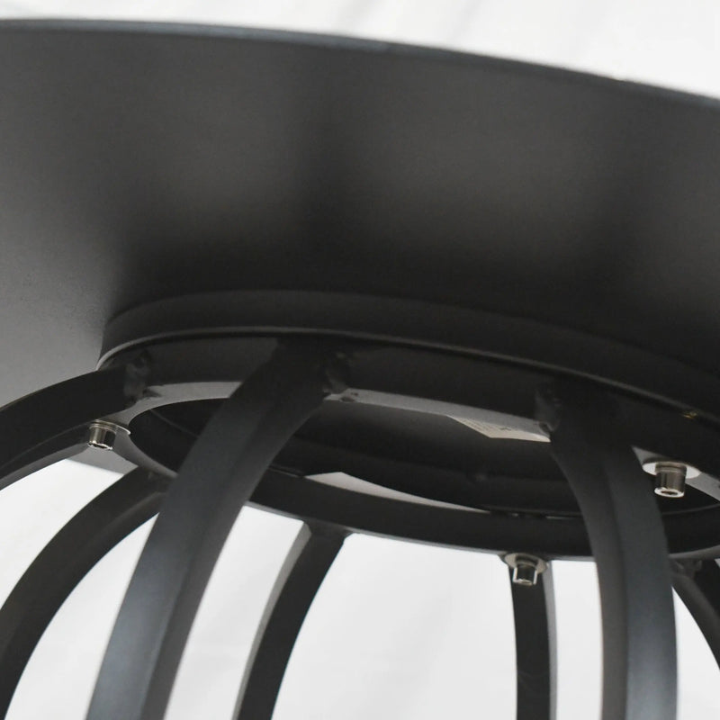 Cargue la imagen en el visor de la galería, Mesa Bistro Circular de Aluminio Color Carbon OCTOPUS -220801 CasaEaster