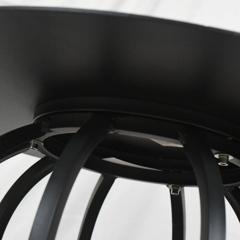 Cargue la imagen en el visor de la galería, Mesa Bistro Circular de Aluminio Color Negra OCTOPUS-220803 CasaEaster