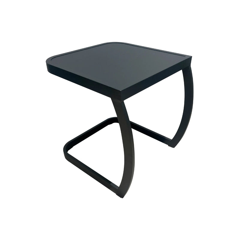 Cargue la imagen en el visor de la galería, Mesa Bistro cuadrada 2 niveles Franko, color Charcoal FR990554 CasaEaster