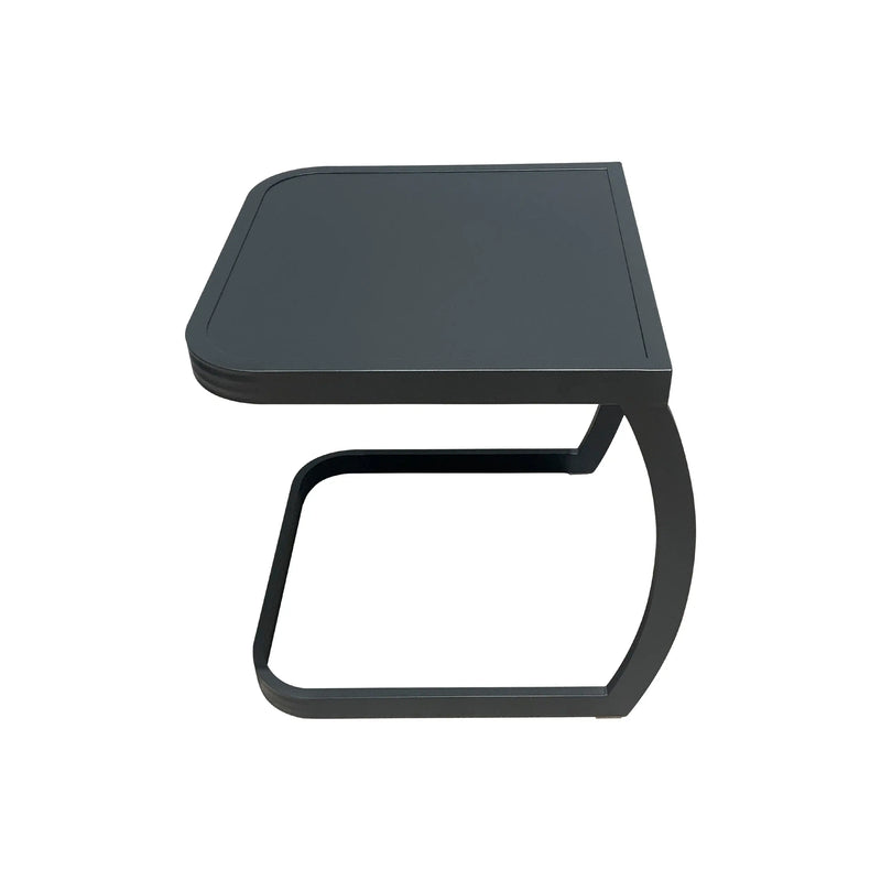 Cargue la imagen en el visor de la galería, Mesa Bistro cuadrada 2 niveles Franko, color Charcoal FR990554 CasaEaster