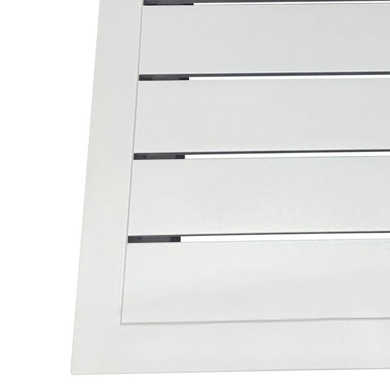 Cargue la imagen en el visor de la galería, Mesa Bistro cuadrada color Blanca Anthon- AN52270 CasaEaster