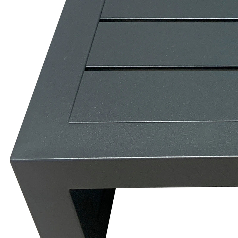 Cargue la imagen en el visor de la galería, Mesa Bistro cuadrada color Charcoal Anthon- AN52231 CasaEaster