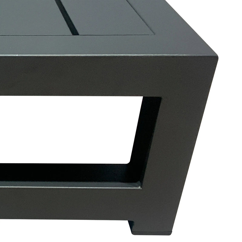 Cargue la imagen en el visor de la galería, Mesa Bistro cuadrada color Charcoal Anthon- AN52231 CasaEaster