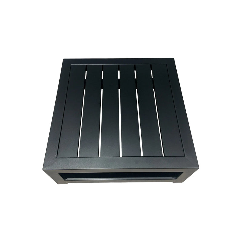 Cargue la imagen en el visor de la galería, Mesa Bistro cuadrada color Negra Anthon- AN52245 CasaEaster