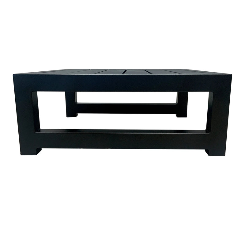 Cargue la imagen en el visor de la galería, Mesa Bistro cuadrada color Negra Anthon- AN52245 CasaEaster