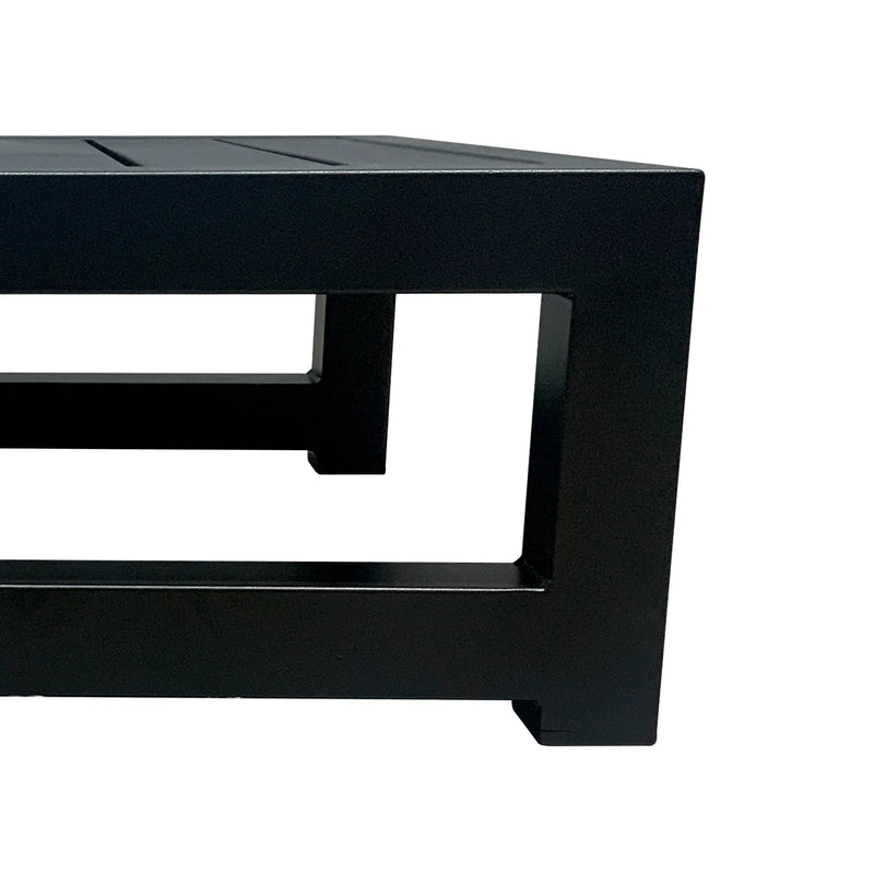 Cargue la imagen en el visor de la galería, Mesa Bistro cuadrada color Negra Anthon- AN52245 CasaEaster