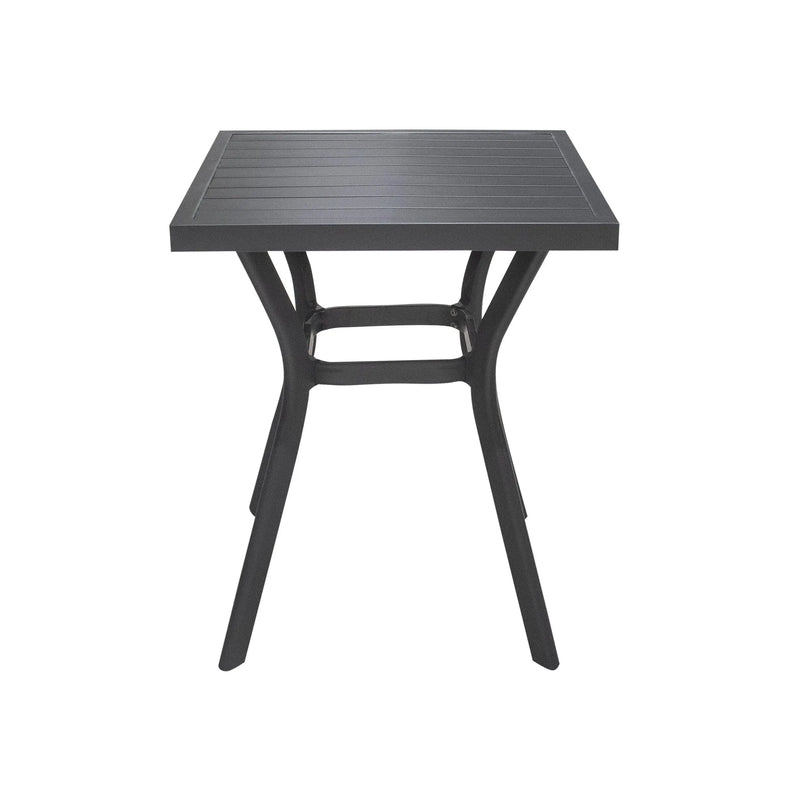 Cargue la imagen en el visor de la galería, Mesa Bistro para Exterior e Interior de Aluminio Color Carbon DAFFODIL 60x60cms -58092