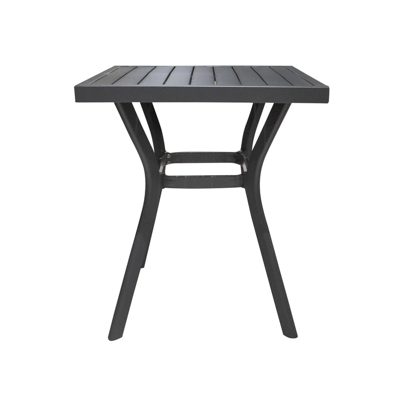 Cargue la imagen en el visor de la galería, Mesa Bistro para Exterior e Interior de Aluminio Color Carbon DAFFODIL 60x60cms -58092