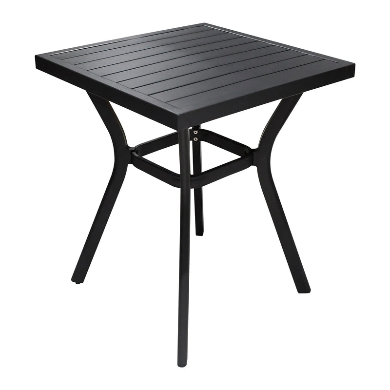 Cargue la imagen en el visor de la galería, Mesa Bistro para Exterior e Interior de Aluminio Color Carbon DAFFODIL 60x60cms -58092