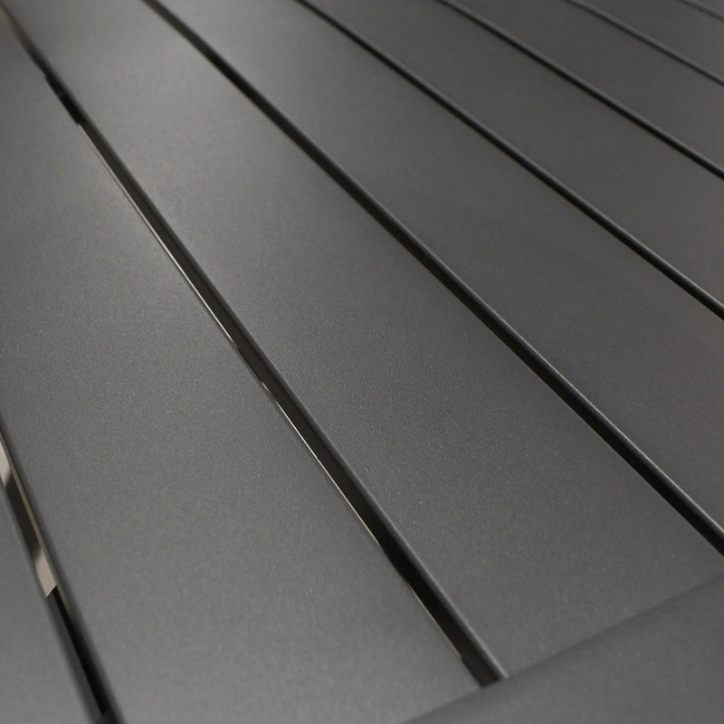 Cargue la imagen en el visor de la galería, Mesa Bistro para Exterior e Interior de Aluminio Color Carbon DAFFODIL 60x60cms -58092