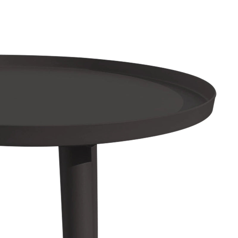 Cargue la imagen en el visor de la galería, Mesa Bistro para Exterior e Interior de Aluminio Color Carbon DANIR D.50cms - 2022-2