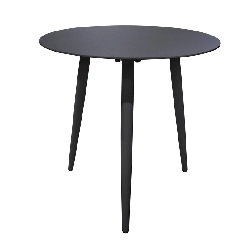 Cargue la imagen en el visor de la galería, Mesa Bistro para Exterior e Interior de Aluminio Color Carbon SYROS D.50cms -58046