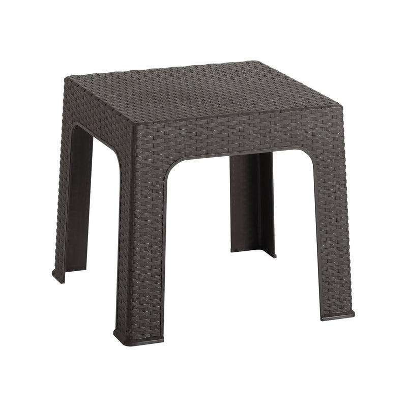 Cargue la imagen en el visor de la galería, Mesa  Bistro para Exterior e Interior de Plástico Color Negro LUX-DT06- LUYXDT06 CasaEaster