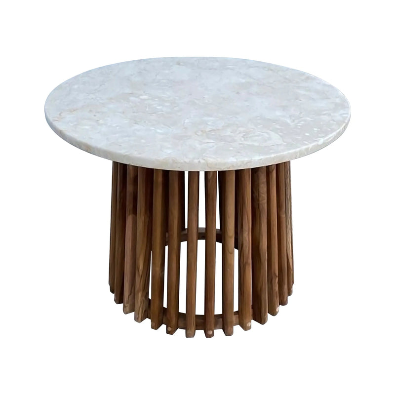 Cargue la imagen en el visor de la galería, Mesa Bistro para Interior Color Natural KENTANA- 125165 CasaEaster