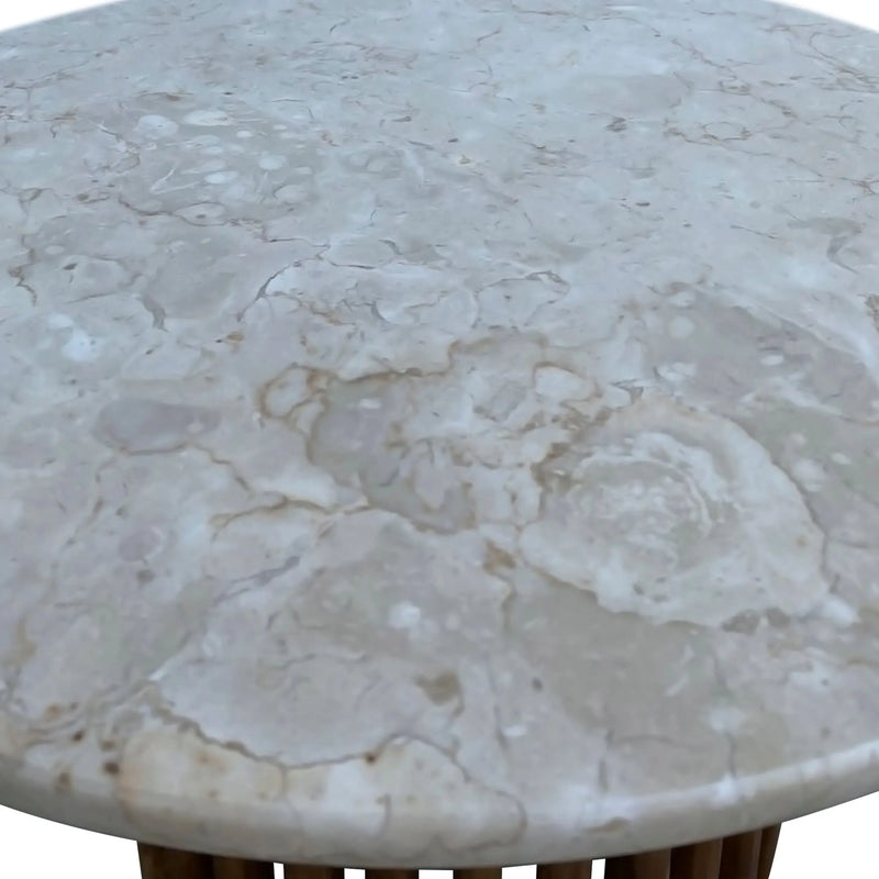 Cargue la imagen en el visor de la galería, Mesa Bistro para Interior Color Natural KENTANA- 125165 CasaEaster