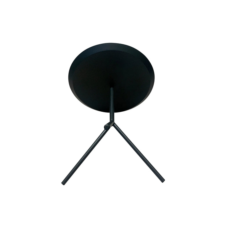 Cargue la imagen en el visor de la galería, Mesa Bistro redonda color negra Maestro MR66233 CasaEaster